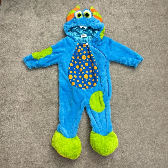 Fuzzy Monster Halloween Dress Up Costume Infant Baby - Picture 1 of 3